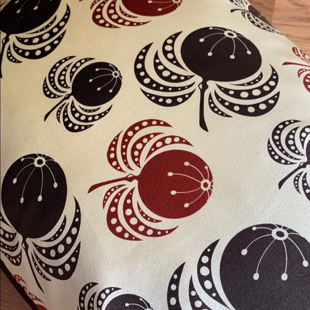 Agnes & Hoss plucky pod satin suede pillow